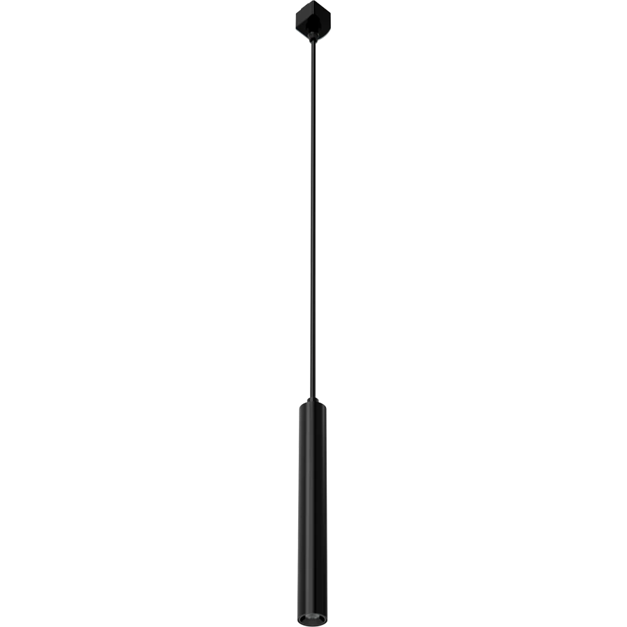 LED Track Pendant Light, 8W, 525 Lumens, 3000K, 120V, Black or White Finish