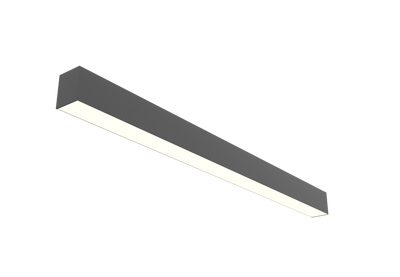 8 FT LED Direct/Indirect Suspended Linear Fixture G2, 13800 Lumens, Wattage and CCT Selectable, 120-277V, Black, White or Silver Finish