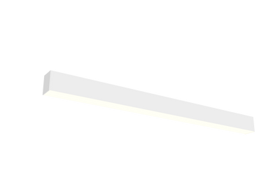 4 FT LED Direct/Indirect Suspended Linear Fixture G2, 6900 Lumen Max, Wattage and CCT Selectable, 120-277V, Black, White, or Silver Finish