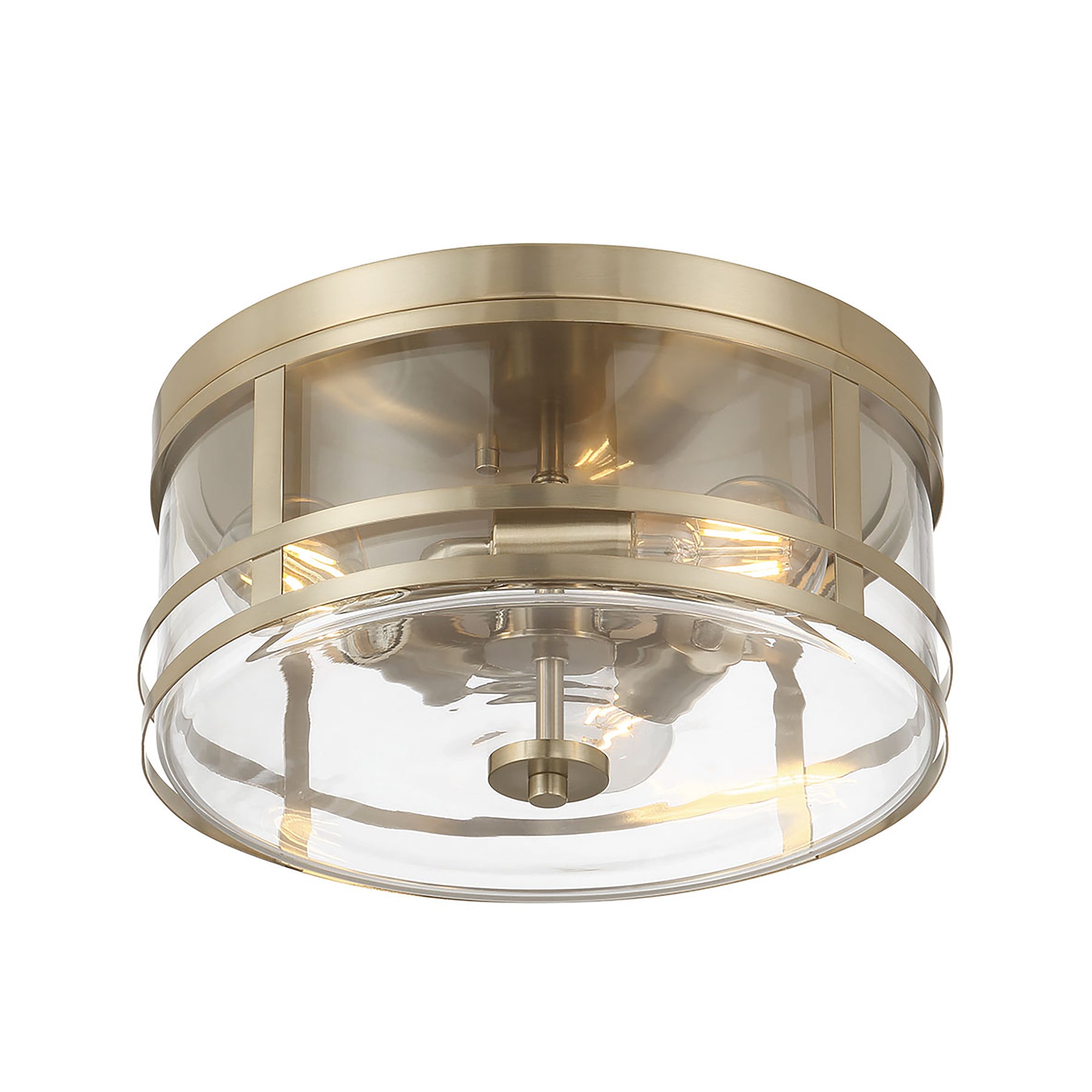 Lunden 13" Wide 3-Light Flush Mount