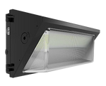 LED Wallpack, 20,920 Lumen Max, Wattage, CCT and Optice Selectable, 120-277V, Bronze or White