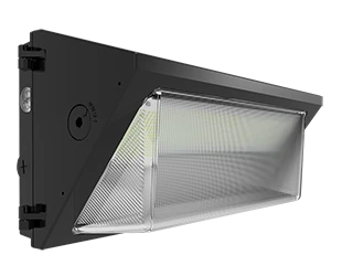 LED Wallpack, 20,920 Lumen Max, Wattage, CCT and Optice Selectable, 120-277V, Bronze or White