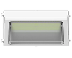 LED Wallpack, 20,920 Lumen Max, Wattage, CCT and Optice Selectable, 120-277V, Bronze or White