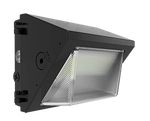 LED Wallpack, 4508 Lumen Max, Wattage, CCT and Optice Selectable, 120-277V, Bronze or White