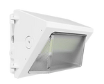 LED Wallpack, 4508 Lumen Max, Wattage, CCT and Optice Selectable, 120-277V, Bronze or White