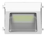 LED Wallpack, 4508 Lumen Max, Wattage, CCT and Optice Selectable, 120-277V, Bronze or White