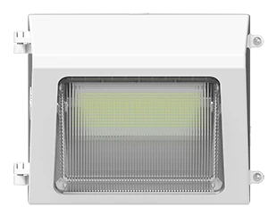LED Wallpack, 4508 Lumen Max, Wattage, CCT and Optice Selectable, 120-277V, Bronze or White