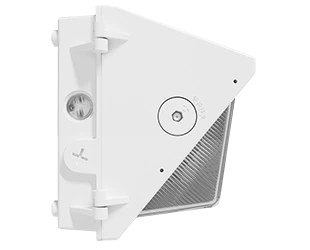 LED Wallpack, 4508 Lumen Max, Wattage, CCT and Optice Selectable, 120-277V, Bronze or White