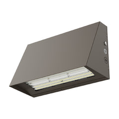 LED Full Cutoff Wall Pack, 14,220 Lumen Max, Wattage, CCT, and Optic Selectable, 120-277V, Bronze