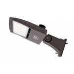 15 ft 4 Inch Square Area Lighting Pole With 4 LED 150W Slim Line Fixture (400W+ MH or HID Equivalent), Pole Arm Mount