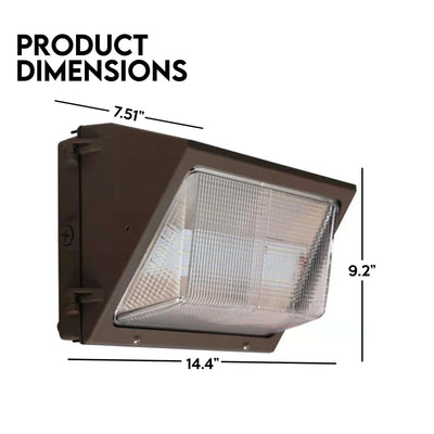 LED Wall Pack, G3, 120 Watt, 16300 Lumens, 120-277V, 4000K or 5000K