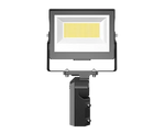 LED Flood Light, 12,215 Lumen Max, 80W, CCT Selectable, 120-277V, Slip Fitter Mount