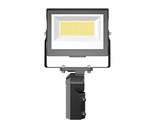 LED Flood Light, 12,215 Lumen Max, 80W, CCT Selectable, 120-277V, Slip Fitter Mount