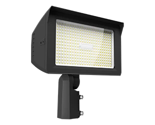 LED Flood Light, 22,797 Lumen Max, Wattage and CCT Selectable, Adjustable Optics, 120-277V