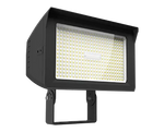 LED Flood Light, 22,797 Lumen Max, Wattage and CCT Selectable, Adjustable Optics, 120-277V