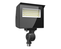 LED Flood Light, 3120 Lumen Max, Wattage and CCT Selectable, Adjustable Optics, 120-277V