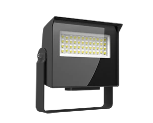 LED Flood Light, 3120 Lumen Max, Wattage and CCT Selectable, Adjustable Optics, 120-277V