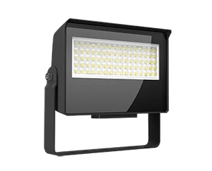 LED Flood Light, 5286 Lumen Max, Wattage and CCT Selectable, Adjustable Optics, 120-277V