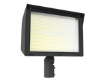 LED Flood Light, 64,206 Lumen Max, Wattage and CCT Selectable, Adjustable Optics, 120-277V