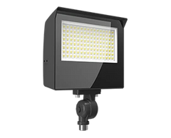 LED Flood Light, 9353 Lumen Max, Wattage and CCT Selectable, Adjustable Optics, 120-277V