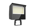 LED Flood Light, 9353 Lumen Max, Wattage and CCT Selectable, Adjustable Optics, 120-277V