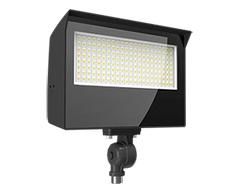 LED Flood Light, 12,772 Lumen Max, Wattage and CCT Selectable, Adjustable Optics, 120-277V