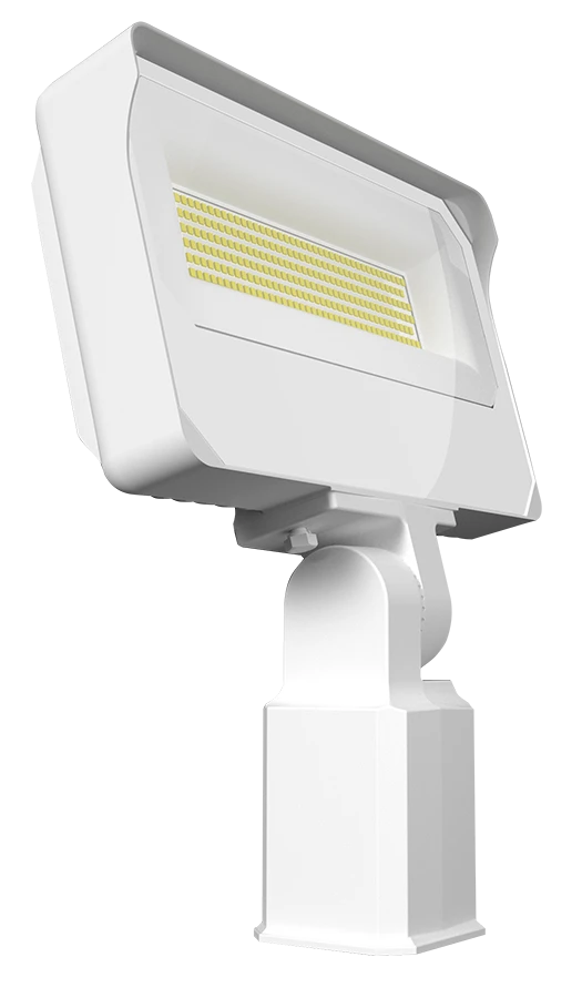 LED Flood Light, 14,040 Lumen Max, Wattage and CCT Selectable, 120-277V, Bronze or White Finish