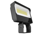 LED Flood Light, 14,040 Lumen Max, Wattage and CCT Selectable, 120-277V, Bronze or White Finish