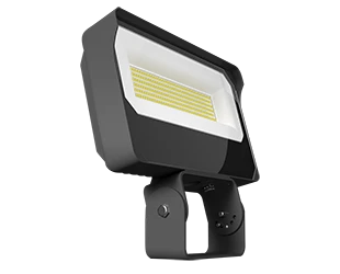 LED Flood Light, 14,040 Lumen Max, Wattage and CCT Selectable, 120-277V, Bronze or White Finish