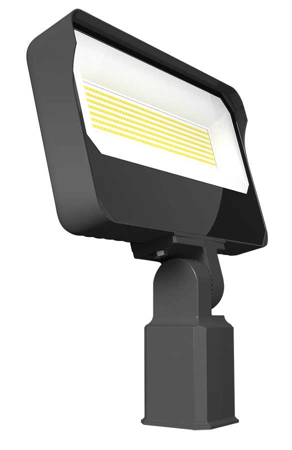 LED Flood Light, 20,065 Lumen Max, Wattage and CCT Selectable, 120-277V, Bronze or White Finish