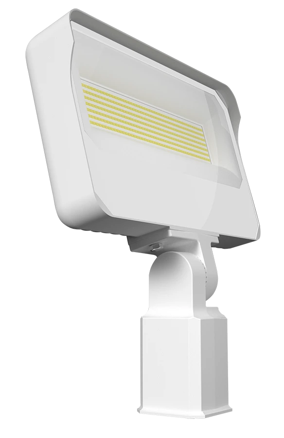 LED Flood Light, 20,065 Lumen Max, Wattage and CCT Selectable, 120-277V, Bronze or White Finish