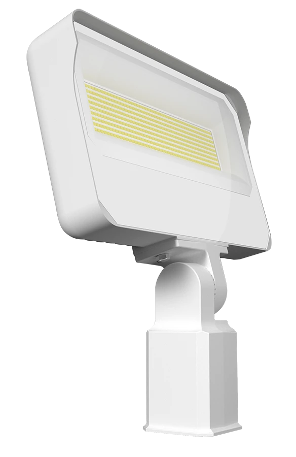 LED Flood Light, 24,168 Lumen Max, Wattage and CCT Selectable, 120-277V, Bronze or White Finish