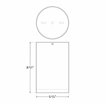 6" Ceiling Mount Cylinder Light, 2,625 Lumens, CCT & Wattage Selectable, 120-277V, White