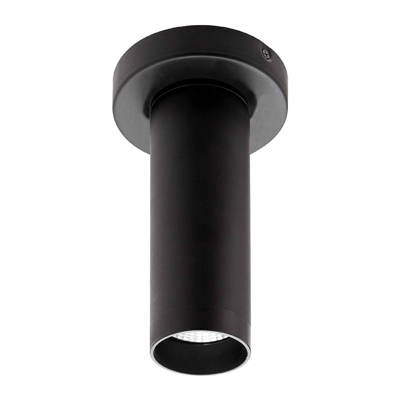 2" Ceiling Mount Cylinder Light, 6W, 450 Lumens, Triac Dimming, CCT Selectable, 120V, Black