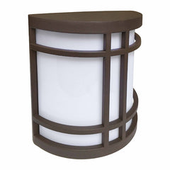 Westgate LED Outdoor Decorative Wide Wall Sconce, CCT Selectable, 120V