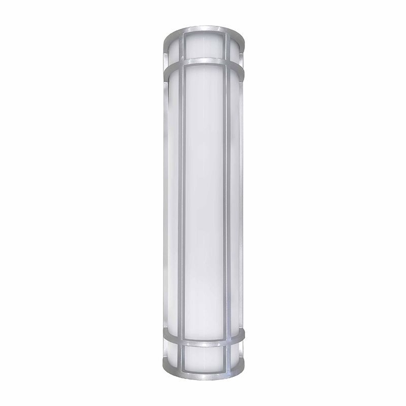 24" LED Outdoor Wall Sconce, CCT Selectable, 120-277V
