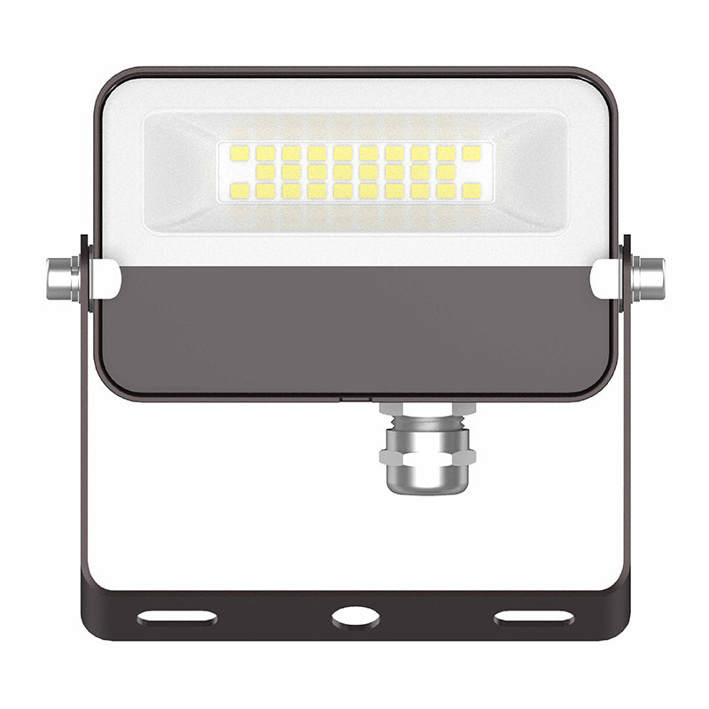 LED Compact Flood Light, Yoke Mount, 1600 Lumens, 15 watt, 120V, 3000K, 4000K, or 5000K CCT Available, Dark Bronze Finish