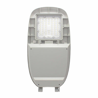LED Roadway/CobraHead Light, 80 Watt, 120-277V, 10800 Lumens, 3000K or 5000K, Light Gray Finish