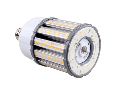 LED Corn Bulb 3CCT + 3 Power Select IP64 Clear Lens, E39 Base
