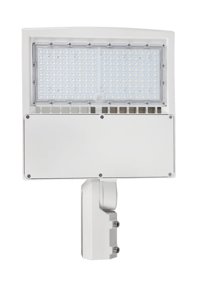 "The Quasar" LED Area/Parking Lot Light, 100 watt, 12500 Lumens, 120-277V, White Finish