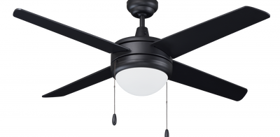 Europa LED 4-Blade Ceiling Fan Light, 50" Sweep, 16W, 3000K