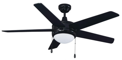Mirage LED 5-blade Ceiling Fan Light, 50" Sweep, 16W, 3000K, 120V
