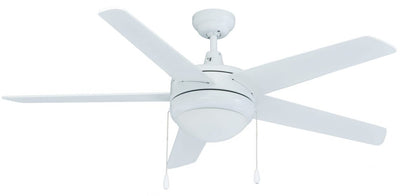 Mirage LED 5-blade Ceiling Fan Light, 50" Sweep, 16W, 3000K, 120V