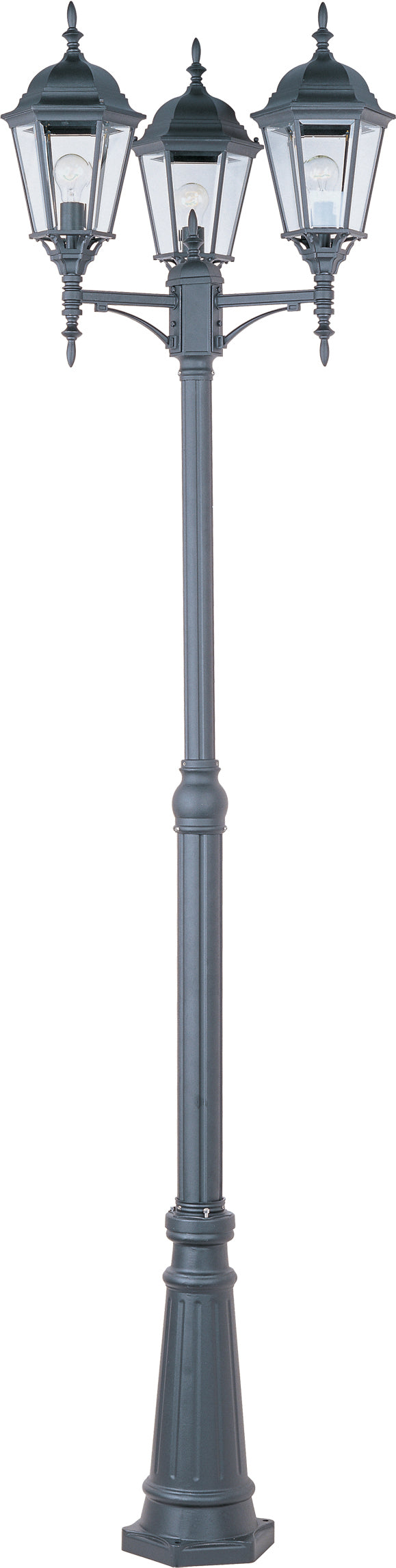 3-Light Outdoor Pole/Post Lantern