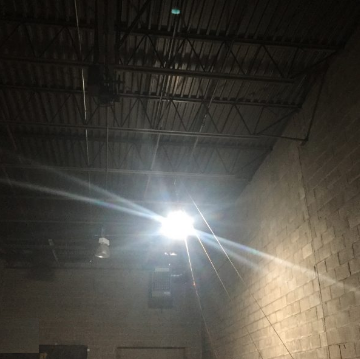 LED Temporary Area Longneck Hanging Work Light, 80W