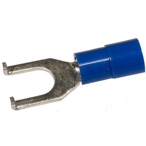 Nylon Insulated Flange Fork/Spade Terminals (100 pack)