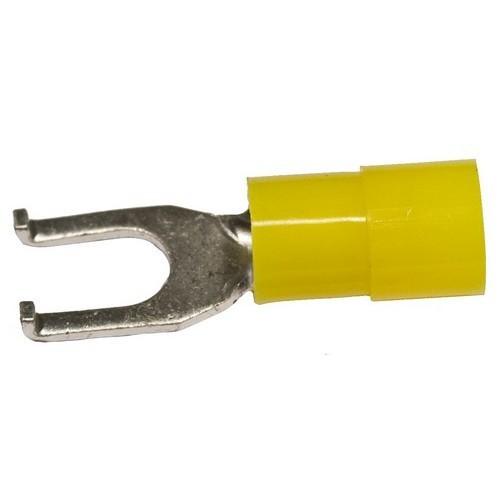Nylon Insulated Flange Fork/Spade Terminals (100 pack)
