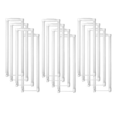 12 PK SATCO 15W T8 U-Bend LED; Medium bi-pin base; 50000 Average rated hours