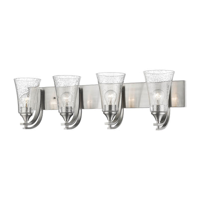 Millennium Lighting 4 Light Vanity, Satin Nickel Finish