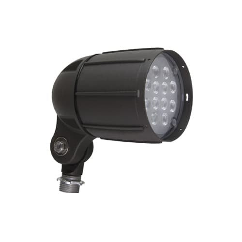 LED Bullet Flood Light, 12W, 120-277V, 1460 Lumens, 5000K